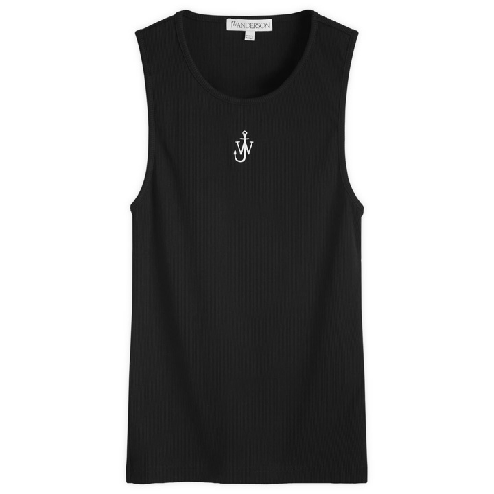 Photo: JW Anderson Women's Anchor Embroidery Vest in Black