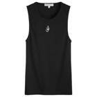 JW Anderson Women's Anchor Embroidery Vest in Black