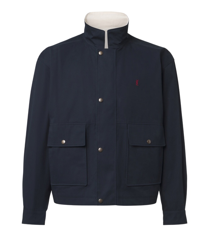 Photo: Saint Laurent Reversible cotton jacket