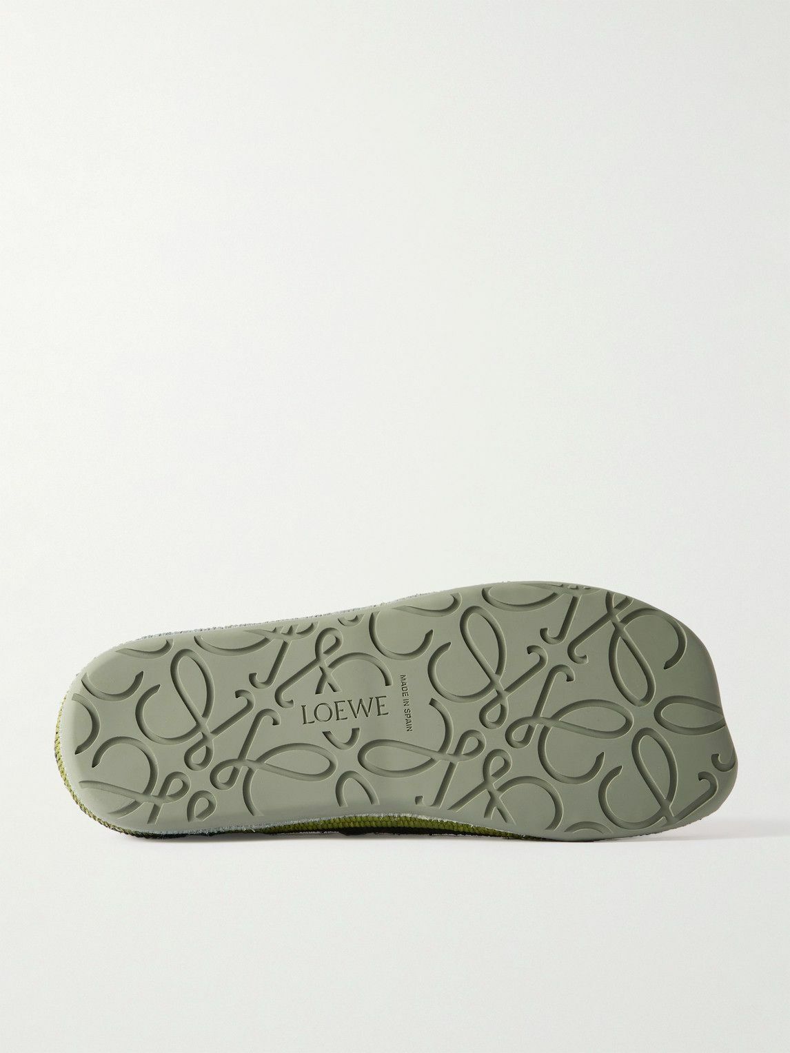 LOEWE - Paula's Ibiza Suede Espadrilles - Brown