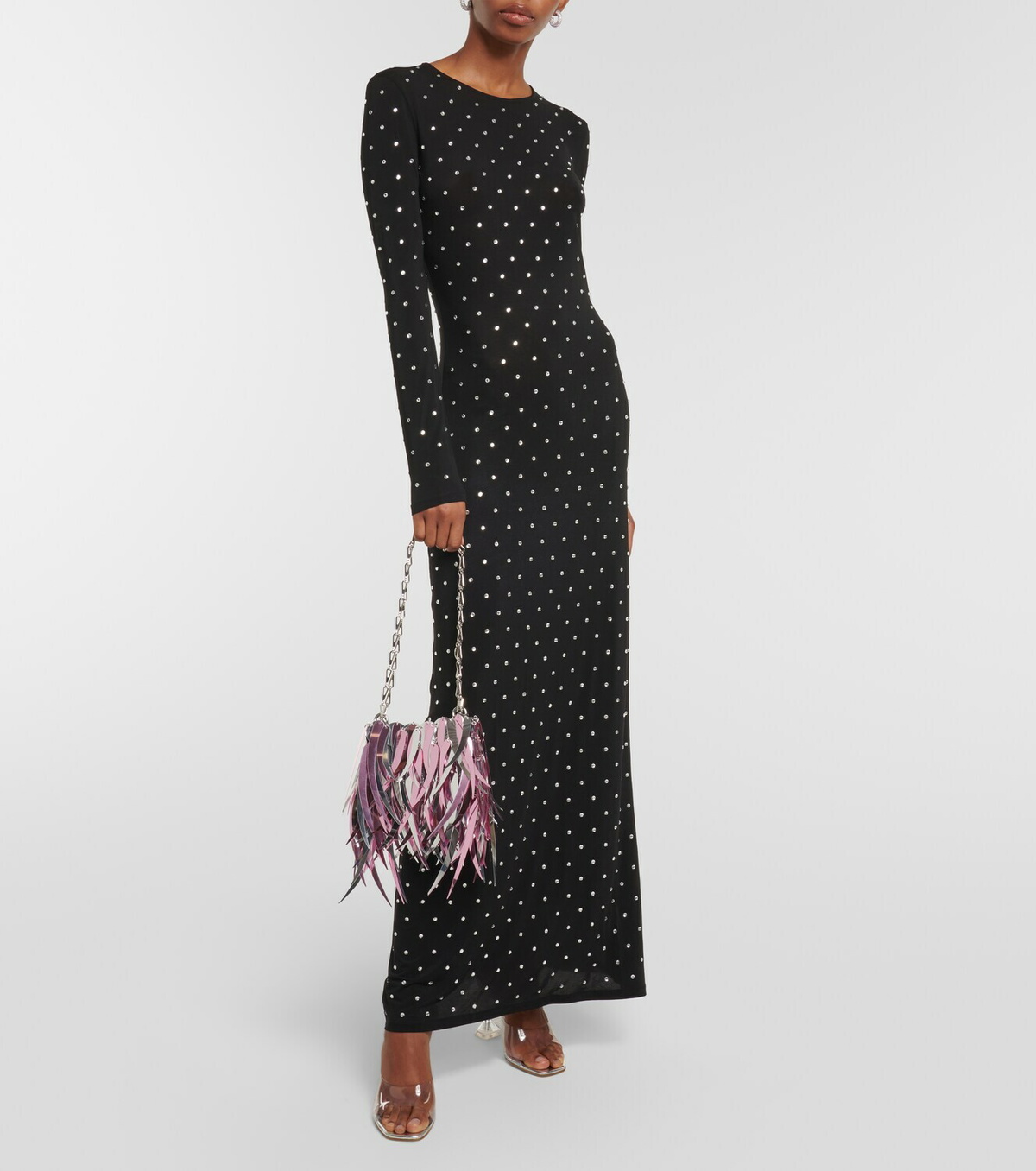 Rabanne Crystal-embellished maxi dress Paco Rabanne