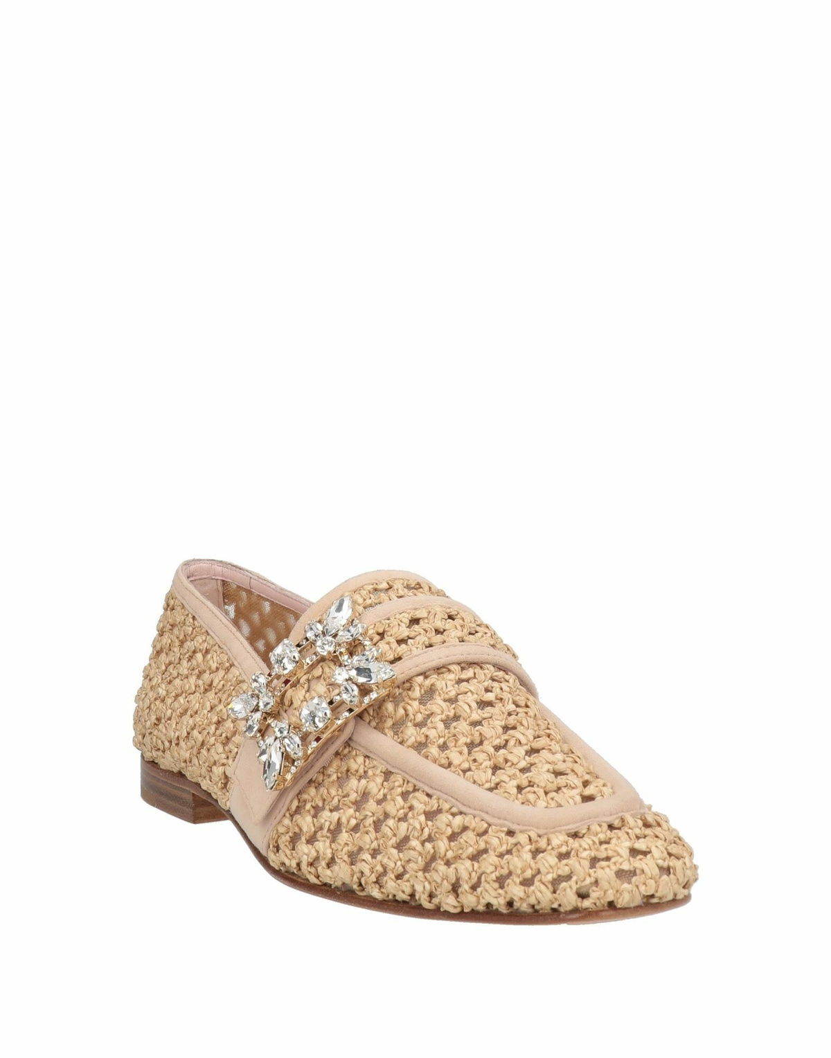 Roger Vivier Womens Loafers in Beige