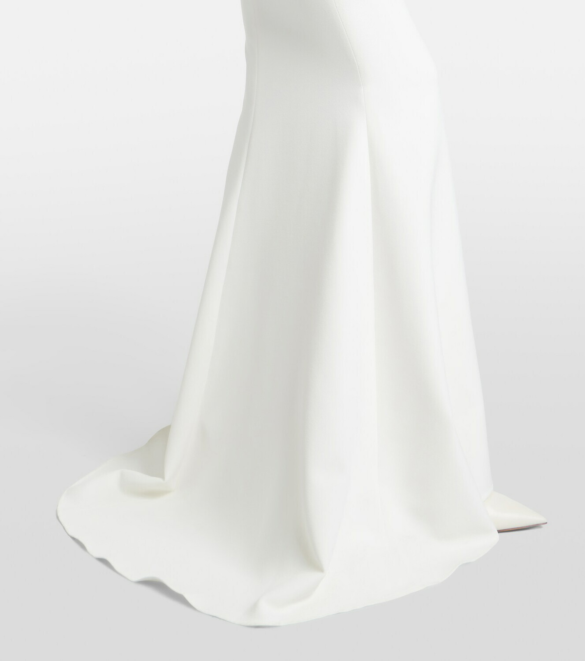 Safiyaa Millie draped crêpe gown