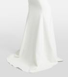 Safiyaa Millie draped crêpe gown