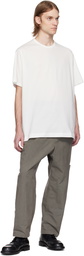 Y's For Men White Logo Print Short Sleeve T-shirt