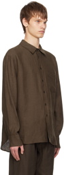 COMMAS Brown Relaxed Shirt