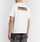 Sacai - Printed Cotton-Jersey T-Shirt - White