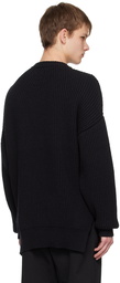 Jil Sander Black Oversized Sweater