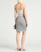 Missoni Womens Mini skirt in Silver