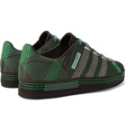 adidas Consortium - Craig Green Superstar Embroidered Faux Suede Sneakers - Black