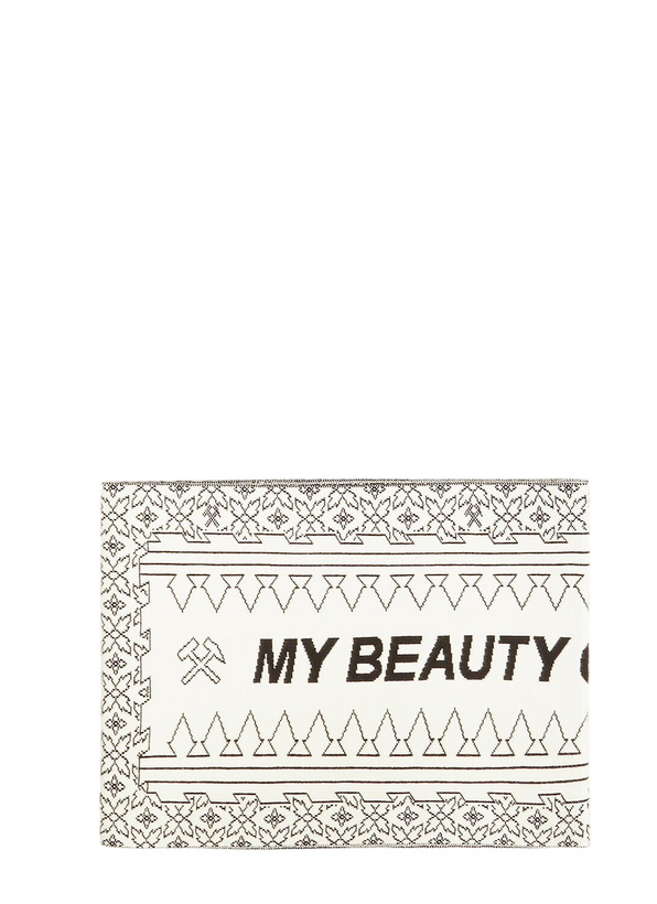 Photo: GmbH My Beauty Offends You Intarsia Knit Scarf