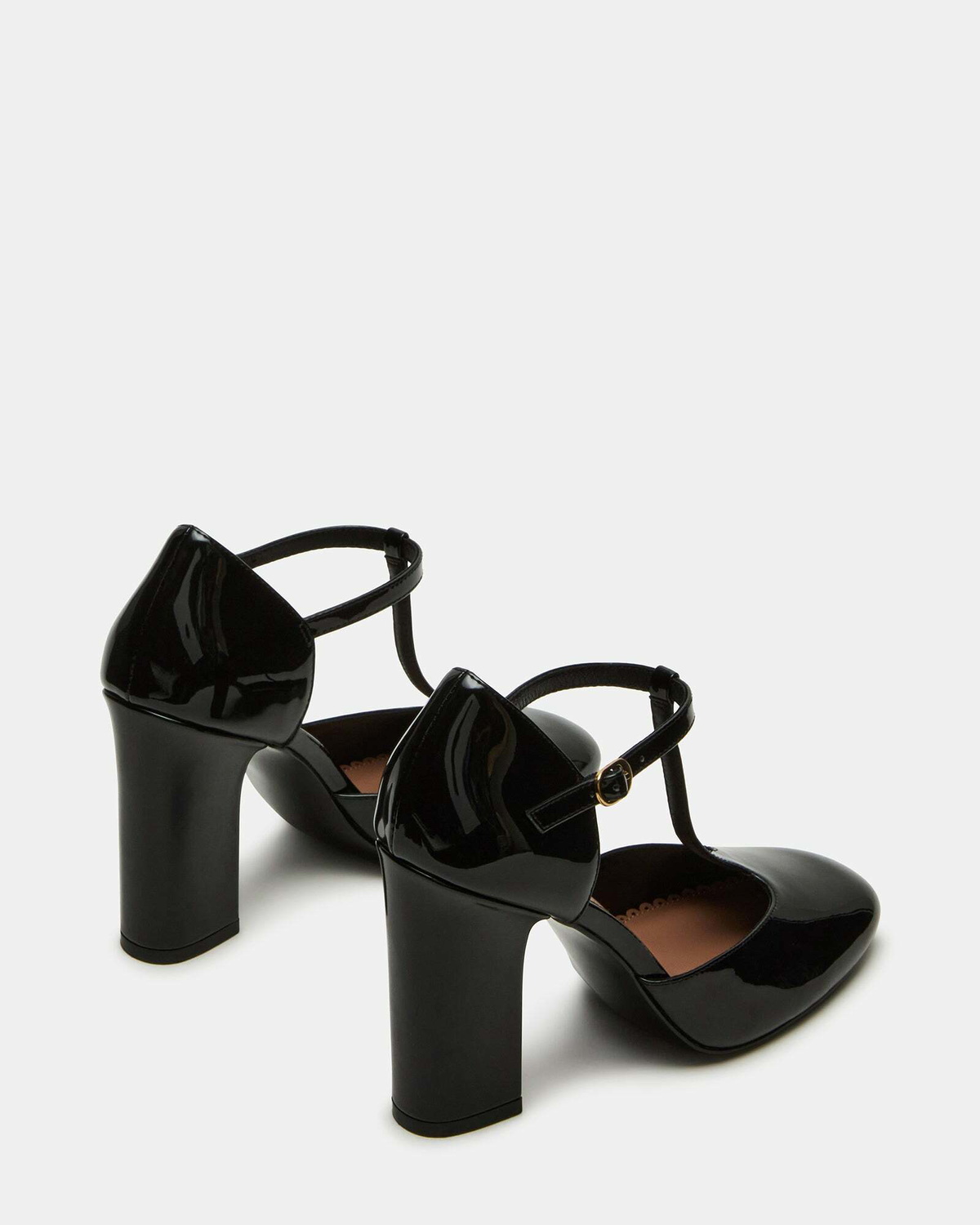 Steve Madden Malcolm Heels in Black Patent