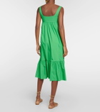 REDValentino Cotton-blend poplin midi dress