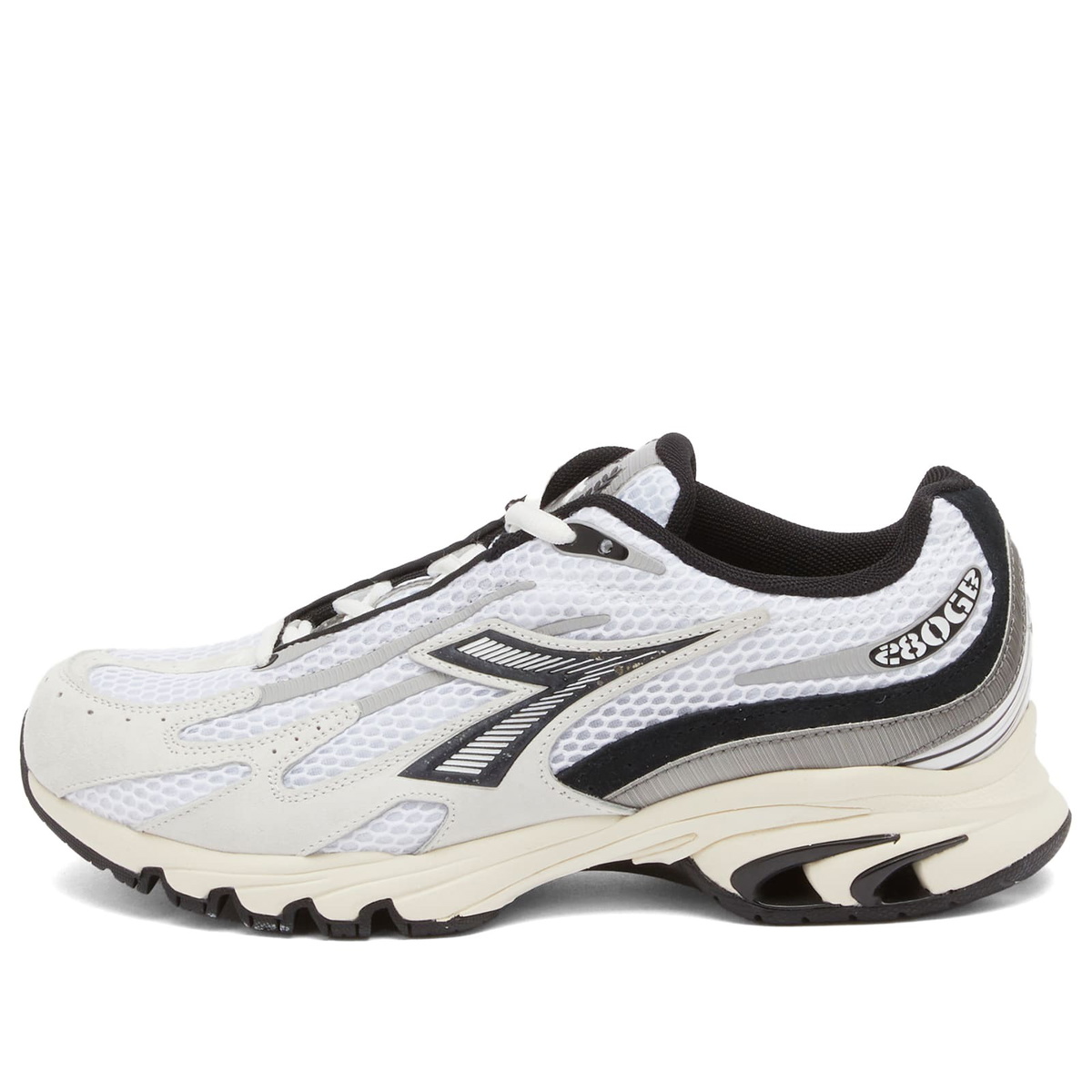 Diadora Mythos Propulsion 280 Mascotte Sneaker in Optical White/Black