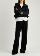 Esse Studios Archie Satin Bomber Jacket Black