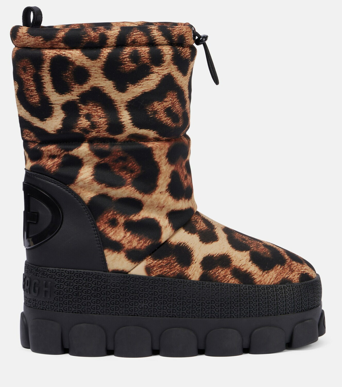 Goldbergh Snowy leopard-print snow boots
