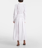 Patou Belted cotton poplin shirtdress