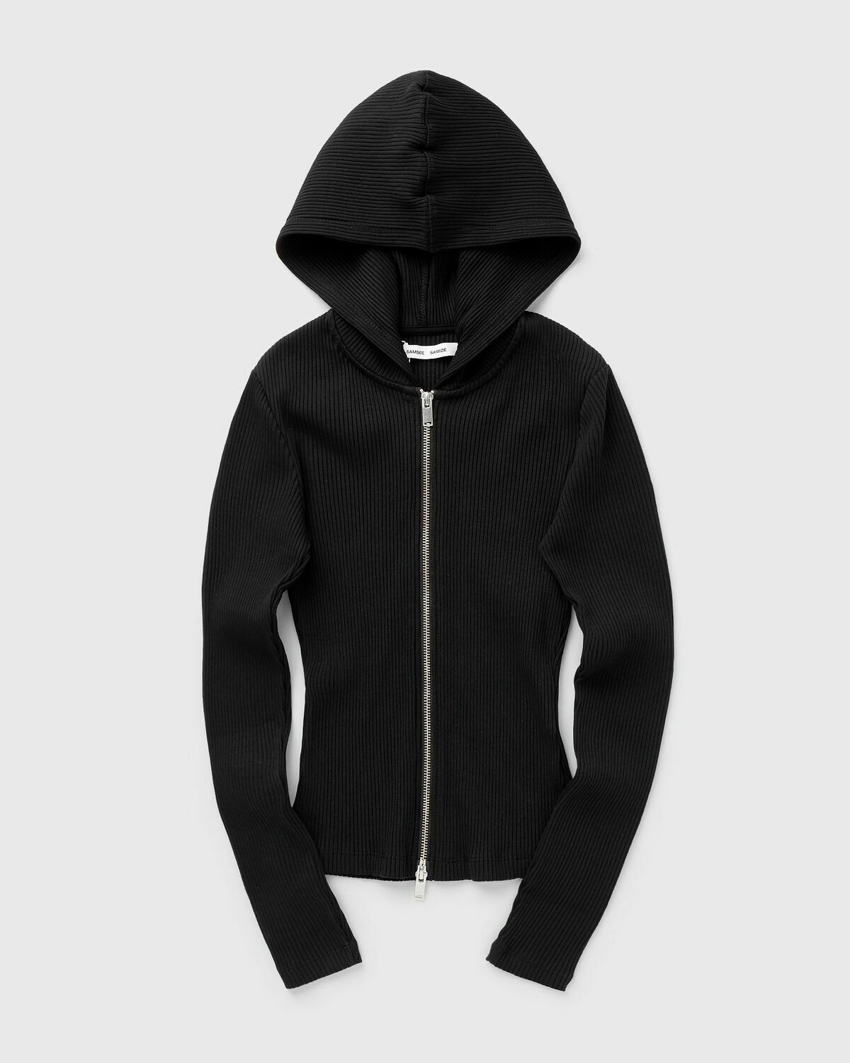 Samsøe & Samsøe SAAURA ZIP HOODIE 15120 Black Womens Hoodies/Zipper