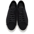 Saint Laurent Black Canvas Malibu Sneakers