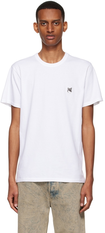Photo: Maison Kitsuné White Fox Head T-Shirt