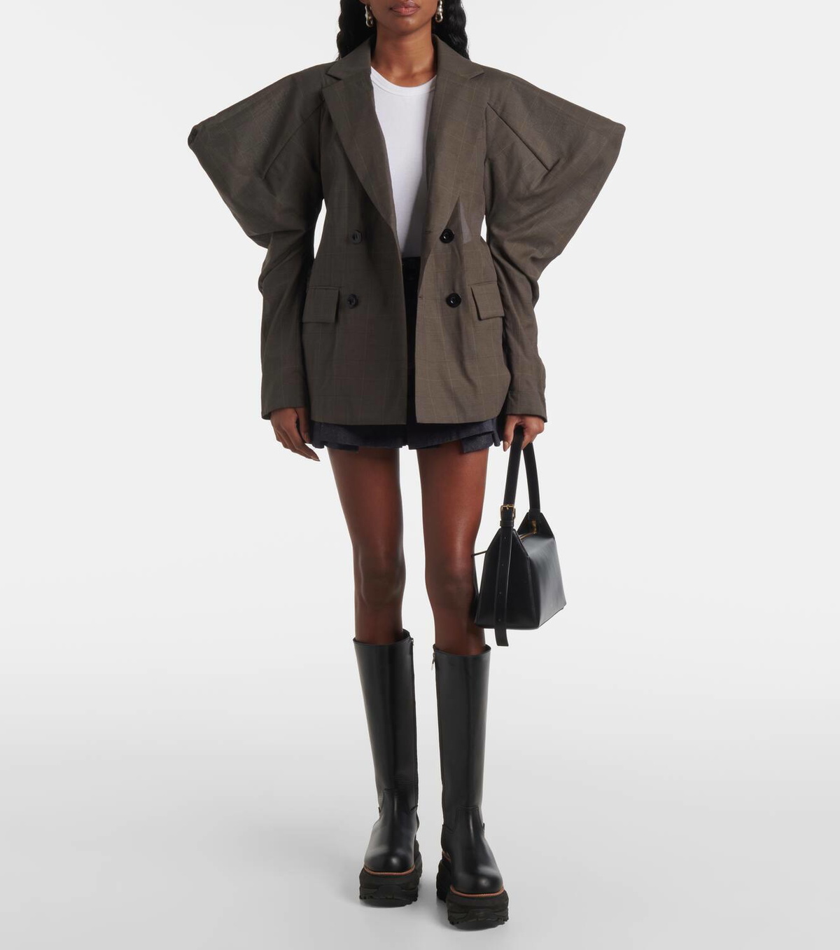Sacai Cotton voile blazer