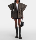 Sacai Cotton voile blazer