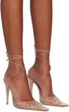 Magda Butrym Beige Crystal Heels