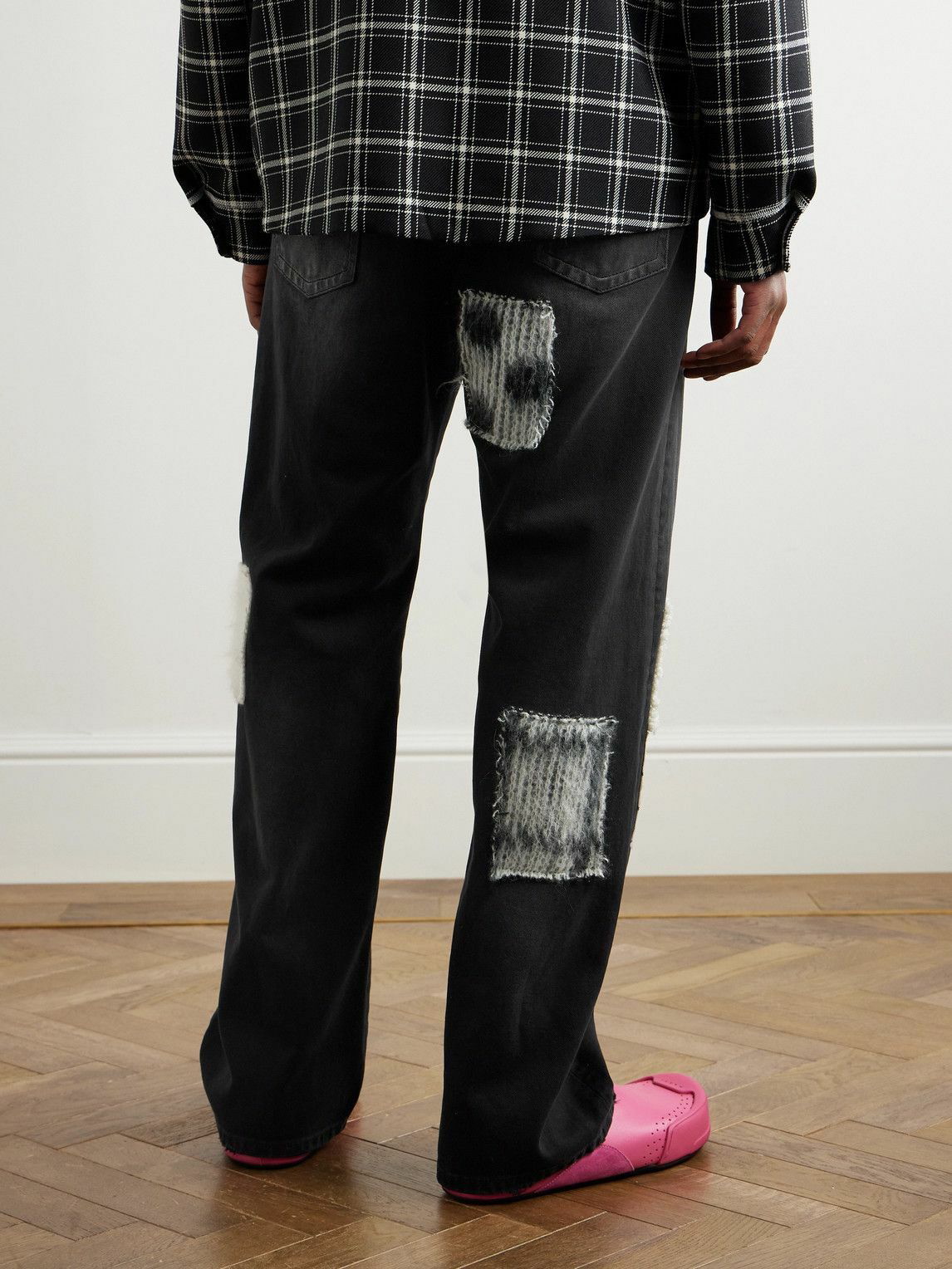 Marni - Straight-Leg Patchwork Jeans - Black Marni