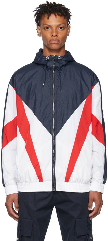 Photo: Balmain White Nylon Jacket