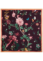 LA Double J Foulard Printed Silk-twill Scarf - Multicoloured - One Size