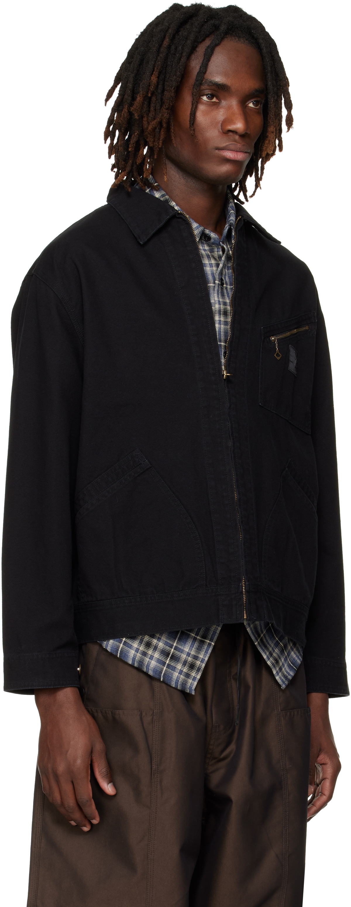 South2 West8 Black Work Jacket