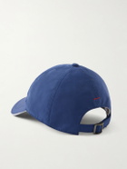 Brunello Cucinelli - Logo-Embroidered Shell Cap - Blue