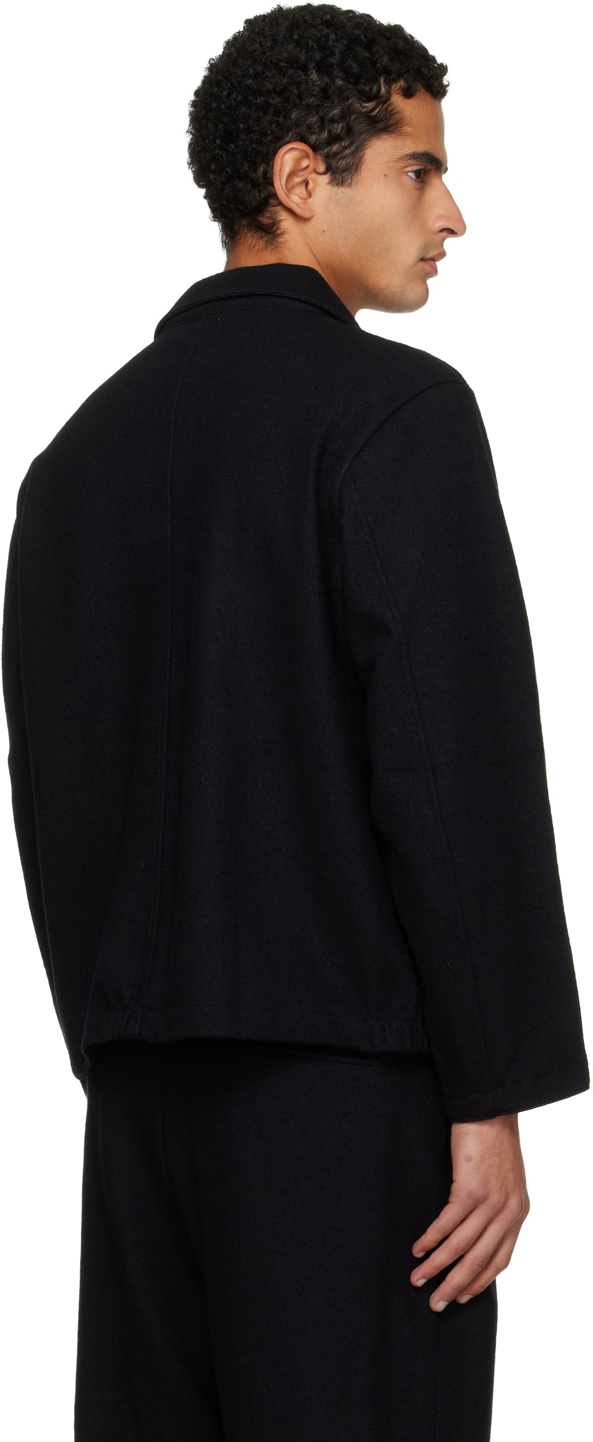 Lady White Co. Black Loma Blouson Jacket
