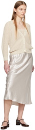 Max Mara Leisure Beige Tenore Tank Top & Cardigan Set