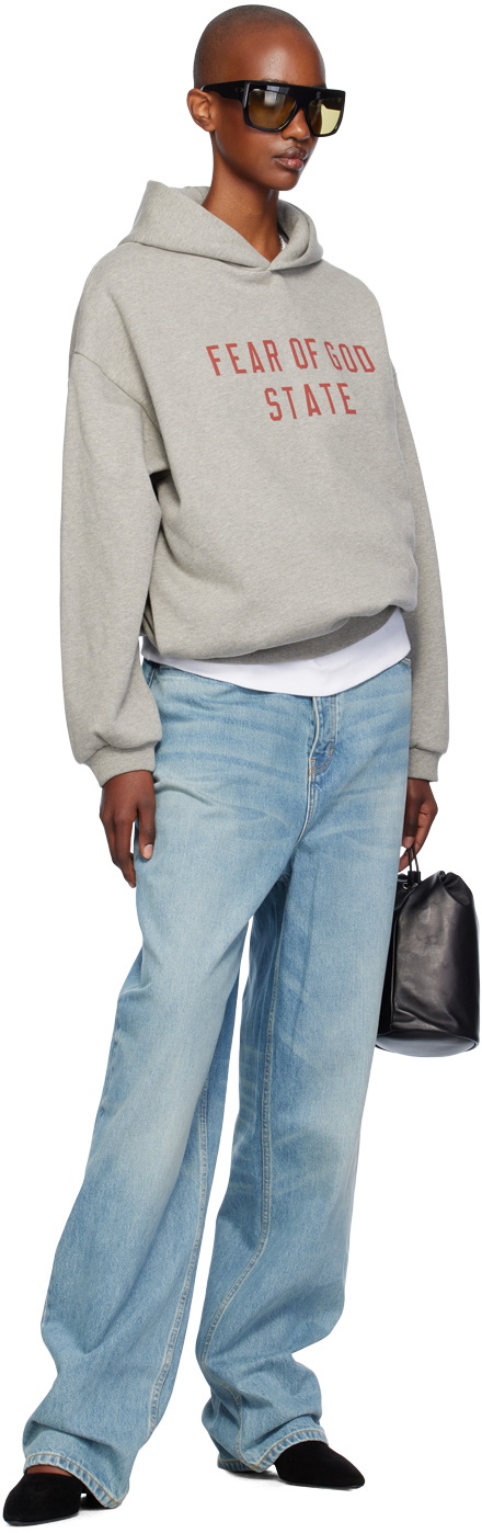 Fear of God ESSENTIALS Blue Straight-Leg Jeans
