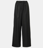 The Row Hubert wool wide-leg pants