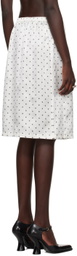 Julie Kegels SSENSE Exclusive White Sissy Midi Skirt