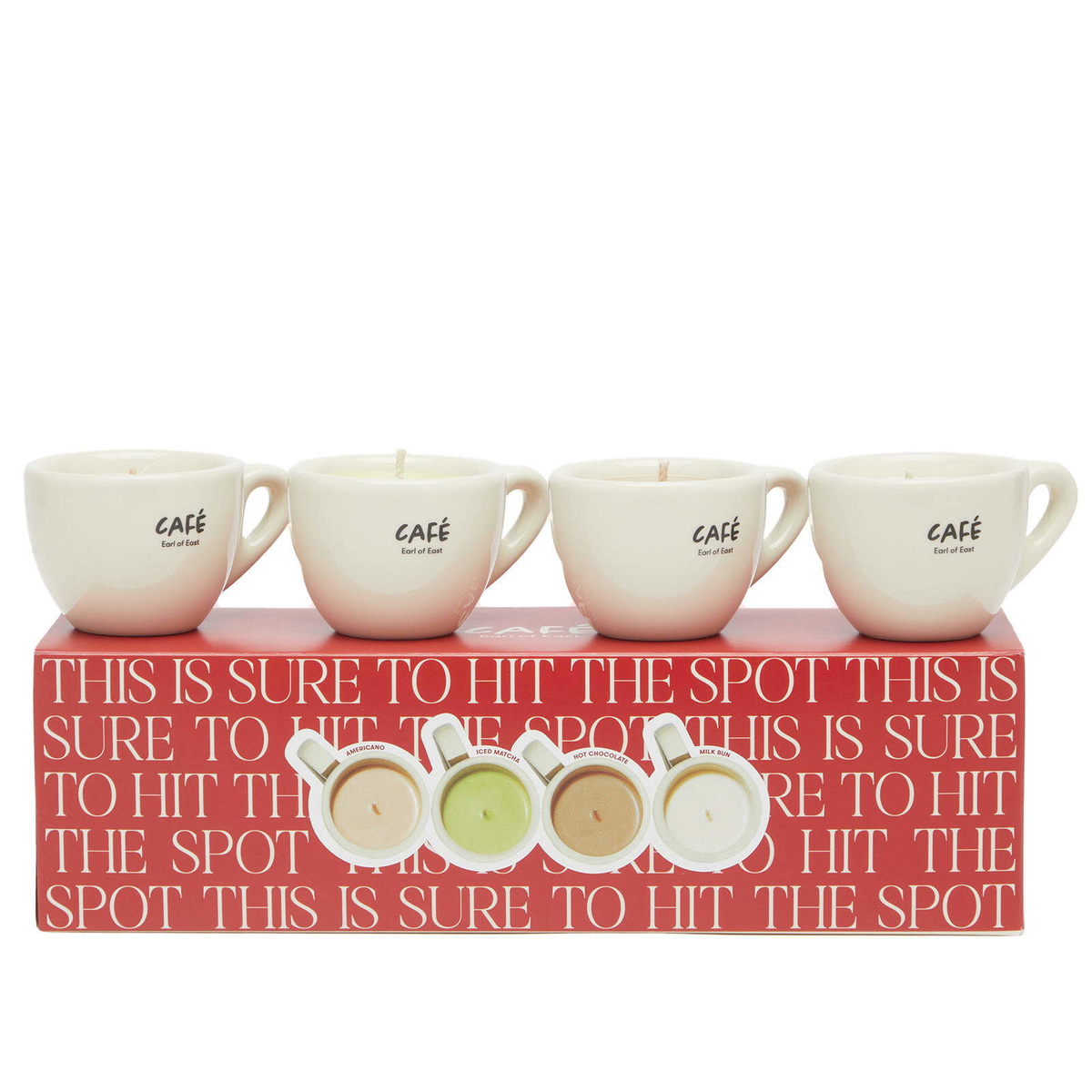 Earl of East Café Votive Gift Set in Set Of 4 