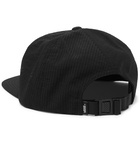 Vans - Rocca Jockey Logo-Appliquéd Seersucker Baseball Cap - Black