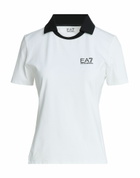 Ea7 Womens Polo shirt in White
