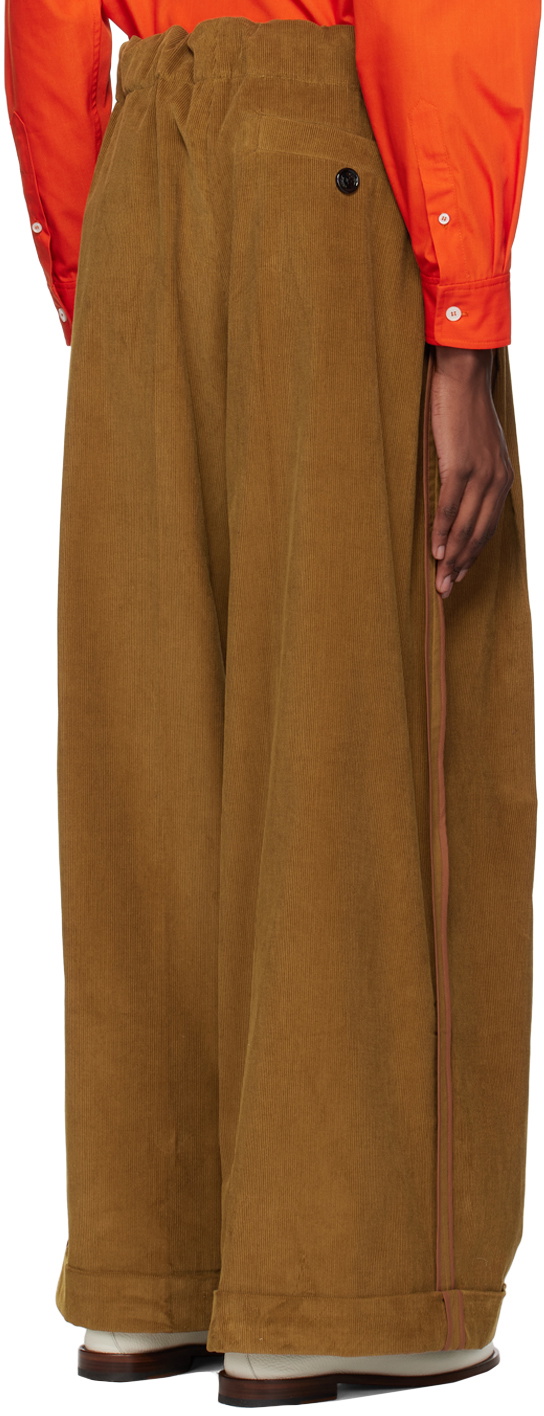 Meryll Rogge Tan Drawstring Trousers