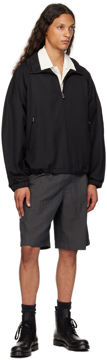 LE17SEPTEMBRE Black Side Pocket Shorts