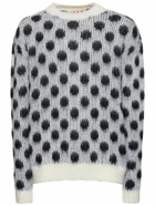 MARNI - Check Brushed Mohair Blend Knit Sweater