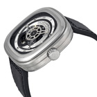 Sevenfriday Industrial Essence Silver and Black Dial Automatic Mens Watch P1-1