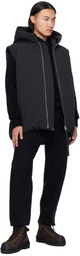 Jil Sander Black Medium Fill Down Vest