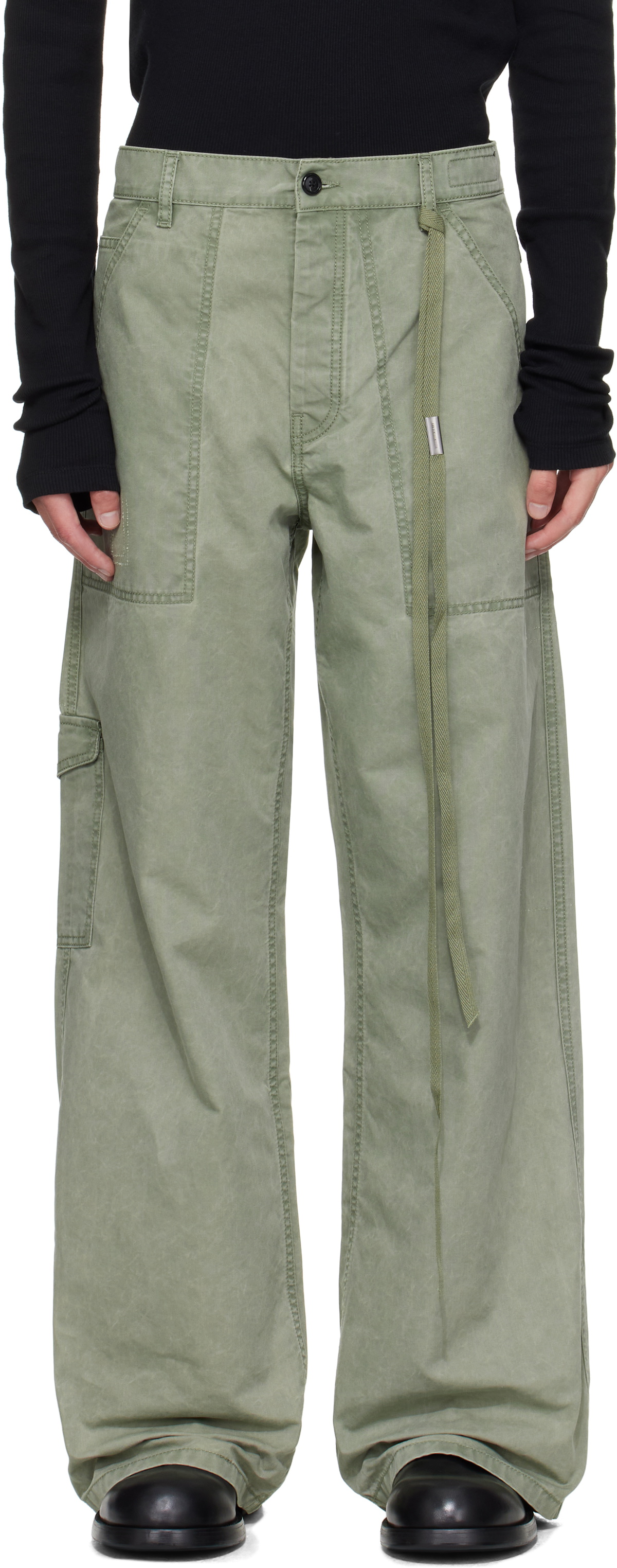 ANN DEMEULEMEESTER Florimond Cotton Cargo Pants Ann Demeulemeester