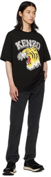 Kenzo Black Kenzo Paris Varsity Jungle Tiger T-Shirt