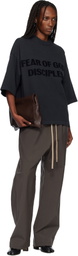 Fear of God Gray Split Knee Trousers