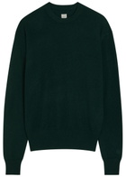 Toteme Classic Crew-neck Cashmere Knit Dark Green