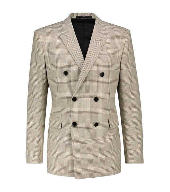 Photo: Berluti Double-breasted wool-blend jacket